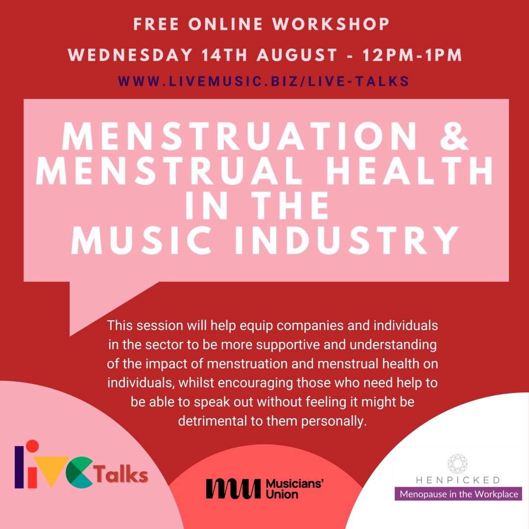 Menstruation and Menstrual Health – Wednesday 14th August, 12pm